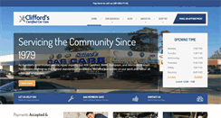 Desktop Screenshot of cliffordscarcare.com